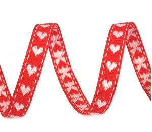 Webband - Herzen Breite 10 mm